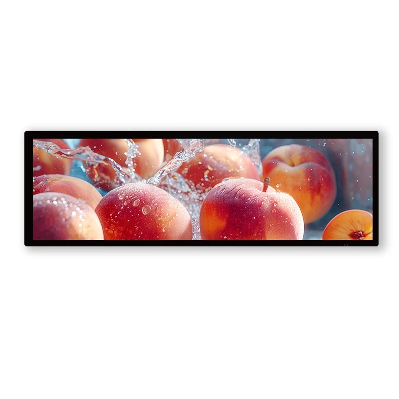 Schermu a barra LCD di 35,5 pullici Schermu facciali duppiu
