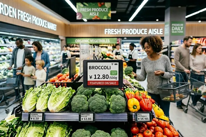 Etichette di prezzi elettrònici dî supermercati: 'na guida pràttica pâ distri...