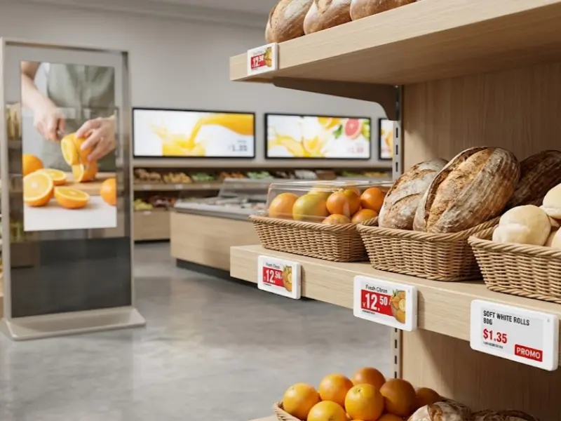 Picchì scègghiri LEGOYO comu produtturi di etichetti di scaffali elettrònici ...