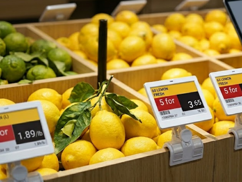 U sistema ri etichettatura dî scaffali dî negozzi ri alimentari ca riduci li ...
